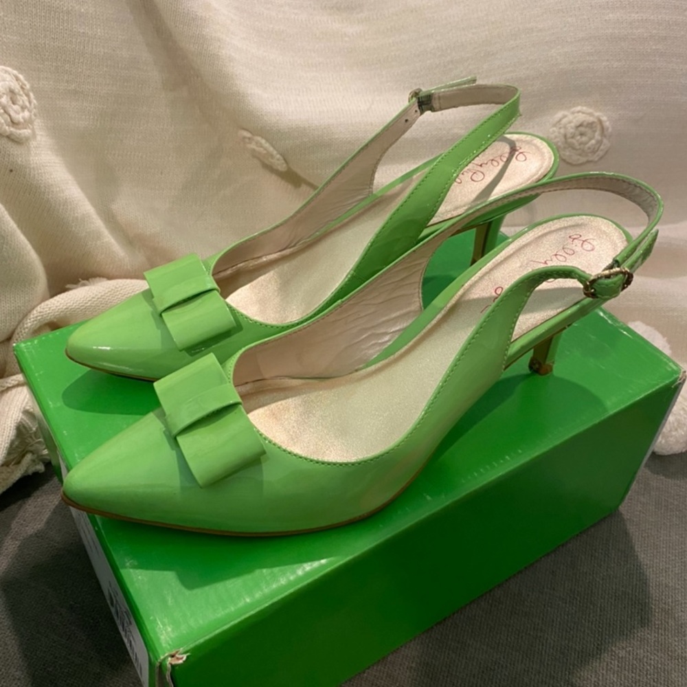 Lilly Pulitzer kitten heels